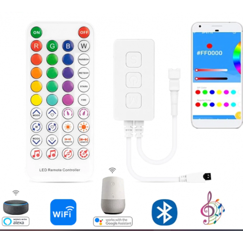 SP611E Bluetooth Kontrol Kartı, Sese Duyarlı, Kayar Animasyon